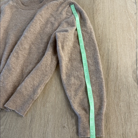 Quince Mongolian Cashmere Crewneck Sweater Size XL, Oatmeal Quiet Luxury - Picture 14 of 14
